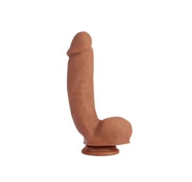 Miły w dotyku realistyczny penis z przyssawką 21cm